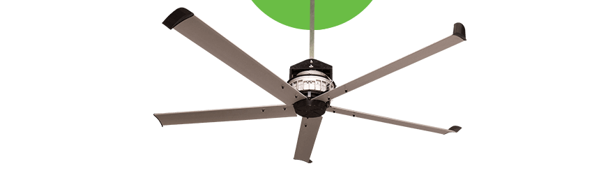 fan with radius