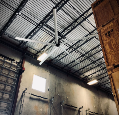 HVLS Fans for Machinery Workspaces