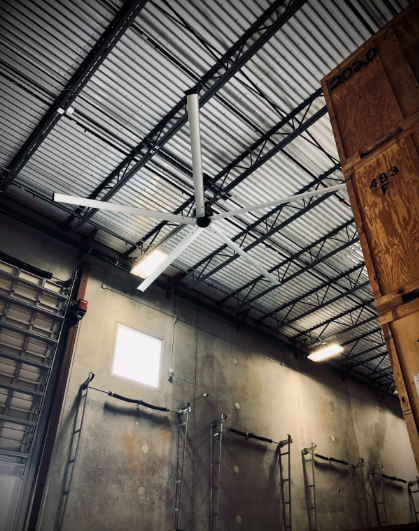 HVLS Fans for Machinery Workspaces