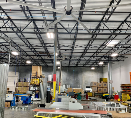 HVLS Fans for EV Battery Manufacturing Facilities